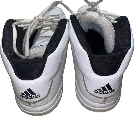 Adidas Men's  'Pro Model 2G' Lace Up Sneakers in Cloud White/Black Size 11.5 - Picture 4 of 9